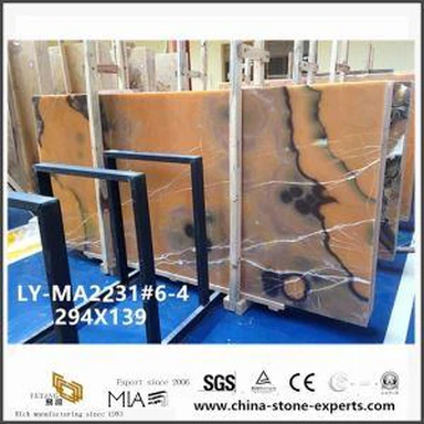 Žavinga LAZURITAS Jade marmuro virtuvės ir vonios įrengimas