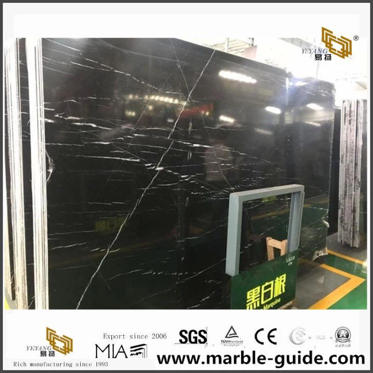 3cm "Nero Marquina" marmurinė plokštė