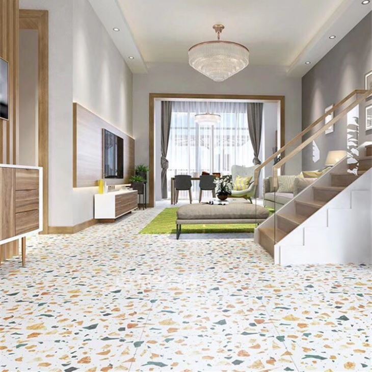 Terrazzo plytelės vidaus grindims